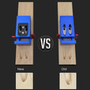 Pocket Hole Jig Kit Woodworking Oblique Drill Guide Set with Base DIY Projects