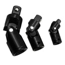 3pcs Socket Drive Adapter 1/4 3/8 1/2 Universal Joint Socket Replacement Parts