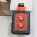 Knob Irrigation Timer Outdoor Simple Knob Sprinkler Spray Watering Supplies Led Lamp Status Display, Visual Control