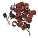 51pcs Dedicated Sanding Ring Grinding Head Polish Sandpaper Circle Made of Sandpaper Material
