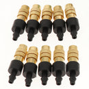 Outdoor Misting Cooling System Kit for Greenhouse Garden Patio Waterring Irrigation, 16.4FT (5M) Misting Line + 10PCS Copper Heads + 9PCS Nozzle Tee