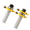1/2 inch Shank Tongue and Groove Joint Assembly Router Bit Set 3/4 inch Stock Wood Cutting Tool