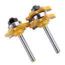 1/4 inch Shank Matched Tongue & Groove Router Bit 3/4 inch Stock 3 Teeth T-shape Wood
