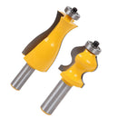 2pcs 1/2 Inch Shank Jewelry Box Handrail Molding Router Bit Woodworking Tools