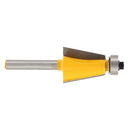 11.25 Degree Chamfer Edge Forming Router Bit, 1/4inch Shank