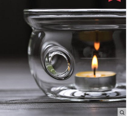Thickened Heat-resistant Glass Tea Set Teapot Heater Insulation Base Heating Base Warm Tea Warmer