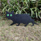 Lot of 3 Garden Scare Black Cat-Shaped Dissuasive Statues