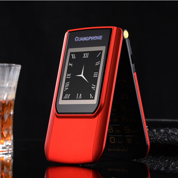 MAFAM E9 2.6'' 3800mAh Slim Fashion Flip Dual Touch Screen Dual Sim Card Dual Standby Feature Phone