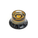 1PC Black Gold Plastic Electric Guitar Volume Voice Speed Knobs For Les Paul Guitar
