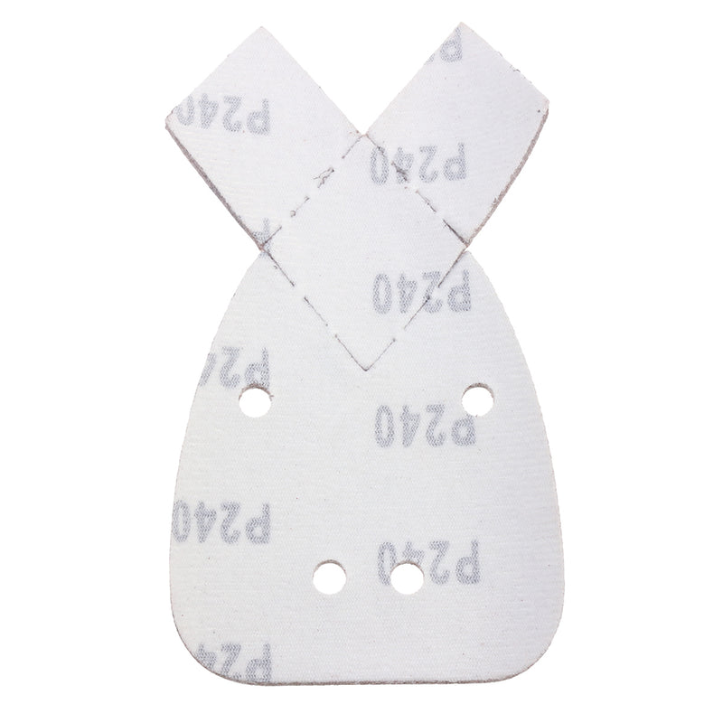 10Pcs Sandpaper Fits for Black and Decker Mouse 140mm Hook and Loop Palm Sander