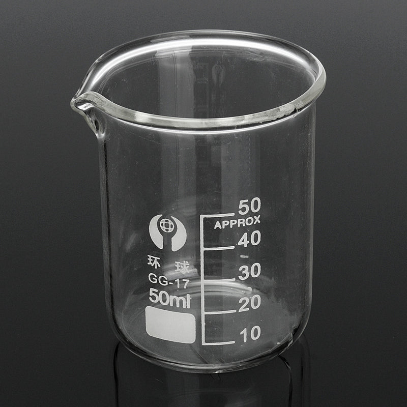 7Pcs 5 10 25 50 100 150 250mL Beaker Set Graduated Borosilicate Glass Beaker Volumetric Measuring Laboratory Glassware