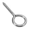 10Pcs M4 52mm 304 Stainless Steel Self Tapping Screw Eye Bolt Ring Hook with Expansion Pipe