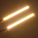 Pair 12V 8W COB LED Car Driving Daytime Running Lights DRL Fog Lamp