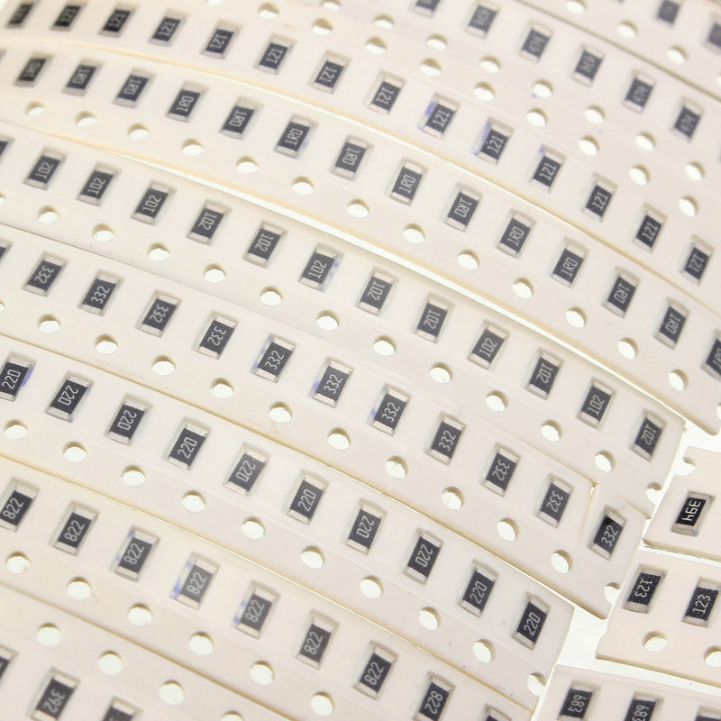 1150Pcs SMD 1206 (0-10M) 50 Value Resistor + (2.2pf-1uf) 40 Value Capacitor
