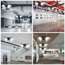 E27 B22 60W AC85-265V SMD2835 6000LM 144LED Deformable Garage Light Bulb Shop Lamp for Parking Lot