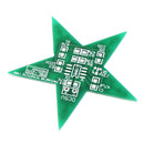 10pcs Blue DIY SMD Pentagram LED Flash Light Electronic Practice Kit With Battery Case