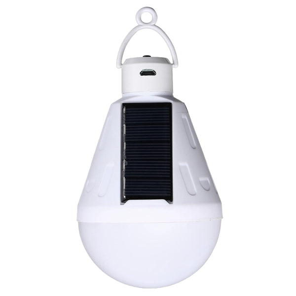 Solar Powered 9W E27 18 LED Bulb Camping Lantern USB Rechargeable for Outdoor Tent Fishing