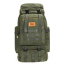 56-75L Canvas Military Rucksacks Outdoor Tactical Backpack Sports Hiking Climbing Camping Bag