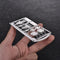 ZANLURE 22-in-1 Detachable Fishing Hook Card CNC Stainless Steel  Fishing Tool Outdoor Multi-purpose Survival Tools Hunting Tools
