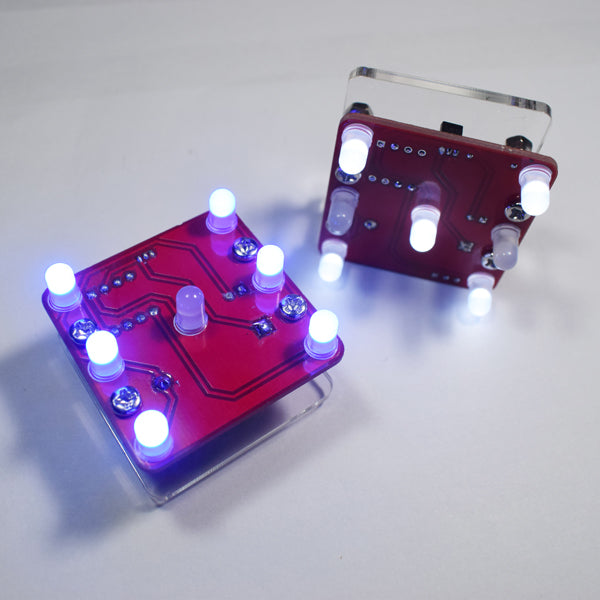 Geekcreit DIY Shaking LED Dice Kit With Small Vibration Motor