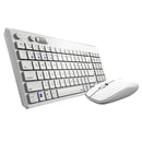 Rapoo 8050T 2.4GHz Wireless 108 Keys Keyboard and 1300dpi Mouse Combo Set with USB Receiver for Windows10 / 8 / 7 / Vista / XP