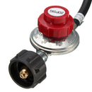 20PSI Adjustable Propane Gas Regulator High Pressure LPG Heater Burner Stove Fryer with 4ft Hose