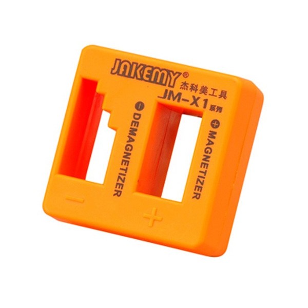 JAKEMY JM-X1 Magnetizer Demagnetizer For Steel Screwdriver Blades Tweezers Hand-tools Metal Tools