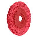 Drillpro Red Hemp Rope Buffing Wheel for Stainless Steel Metal Coarse Grinding Angle Grinder Polishing Tools