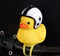 Cartoon Yellow Silica Broken Wind Duck Helmet Head Horn Motorcycle Bicycle Light Shining Mountain Bike Handlebar Head Light Bell Accessories