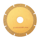 Drillpro 100mm/110mm 8T Diamond Saw Blade Silicon Carbide Slotted Cutting Disc For Marble Ceramic