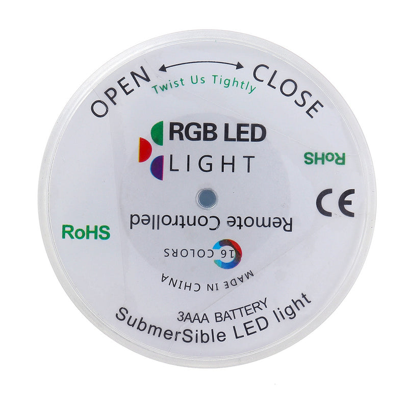 Swimming Pool Light LED Underwater Remote RGB Control Multi Color Fountain Light