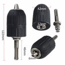Drillpro 1/2-20UNF Mount 2-13mm Self Locking Keyless Drill Chuck with 1/2 SDS Adaptor