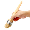 20/25/30/40/50mm Professional Chalk Paint Wax Brushes Painting Natural Bristles Cleaning Brush