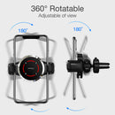 Cafele Memory Holder Air Vent Car Phone Holder Car Mount 360 Rotation One-handed Operation for 4.5-6.5 Inch Smart Phone for iPhone for Samsung Xiaomi