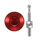 Red/Blue/Black Push Button Billet Hood Pin Lock Clip Engine Quick Latch Aluminum Alloy