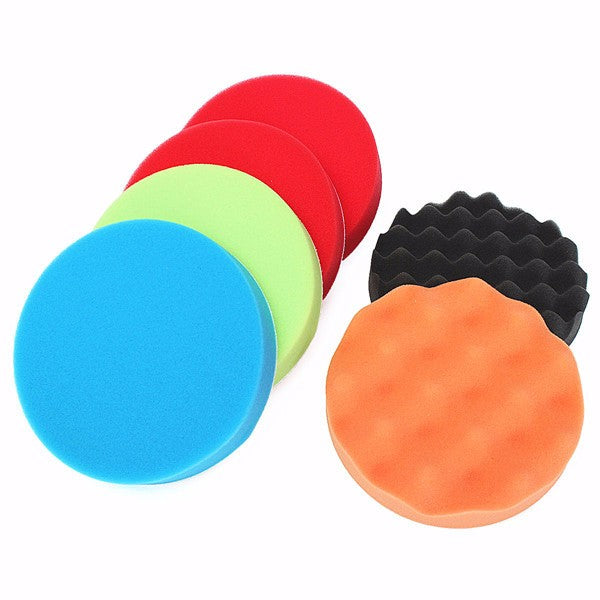 6pcs 6 Inch 150mm Polishing/Buffing Pad Set For Car Polisher Detail Polishing