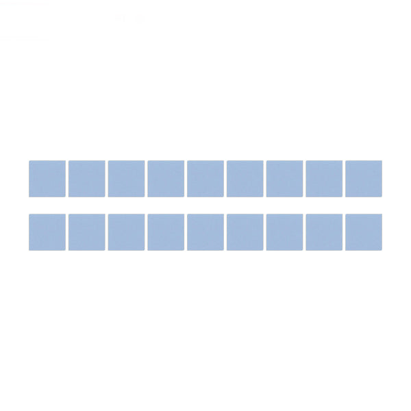 JEYI Soft 18Pcs NVME NGFF M.2 2280 Silicon Thermal Conductivity Heat Dissipation Sheet Wafer Cooling