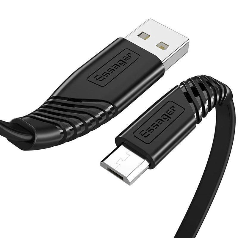 Essager 2.4A Micro USB Fast Soft Series Charging Data Cable 0.3M 1M For Xiaomi RedMi HUAWEI