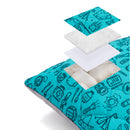 Naturehike NH19ZT001 Folding Pillow Portable Soft Sponge Back Cushion Neck Headrest Outdoor Travel