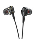BlitzWolf BW-ES4 Dual Dynamic Drivers Graphene Earphone 3.5mm Wired Control In-ear Earbuds Magnetic Headphone with Mic