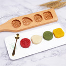 Wood Mooncake Baking Mould Cookies Mold 3D Flower Fondant Mooncake Mid-autumn Festival Baking Accessories