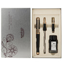 HERO 1311 Fountain Pen Black And Bright Three-pen Pen Ink Gift Box Set For Student Business