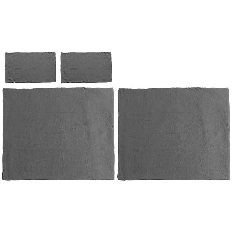 C76843 4PCS Bedding Set Cotton Bed Sheet Quilt Cover Pillowcases Bedding Sets