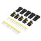 30 Set 1/2/3/4/5 Pin Sealed Waterproof Electrical Wire Connector Terminal Plugs