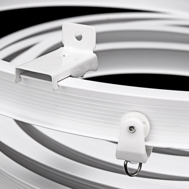 3M Flexible Ceiling Mounted Curtain Track Rail Straight Slide Window Balcony Cabinet Guide Rail Slides