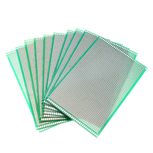 10pcs 10x15cm FR-4 2.54mm Single Side Prototype PCB Printed Circuit Board