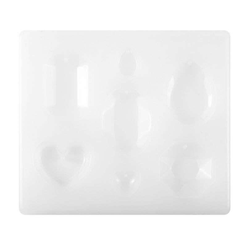 76PCS DIY Resin Casting Molds Silicone Craft Jewelry Pendant Making Mould Tools Kit