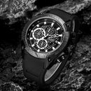 MEGIR 2127 Fashion Men Watch Multi-function Chronograph Sport Quartz Watch