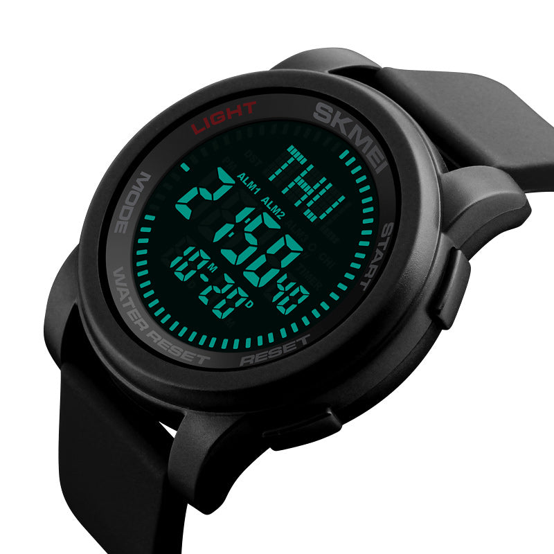 SKMEI 1289 50M Waterproof Fashion Sport Compass  Watch Military Outdoor Digital Men Wristwatch