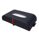 Car Microfiber Leather Handrest Tissue Box Napkin Pumping Paper Portable Office Paper Holder Case